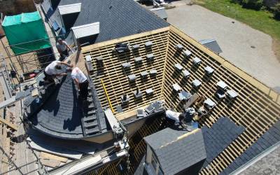 REFECTION DE LA COUVERTURE D'UNE DEMEURE REMARQUABLE